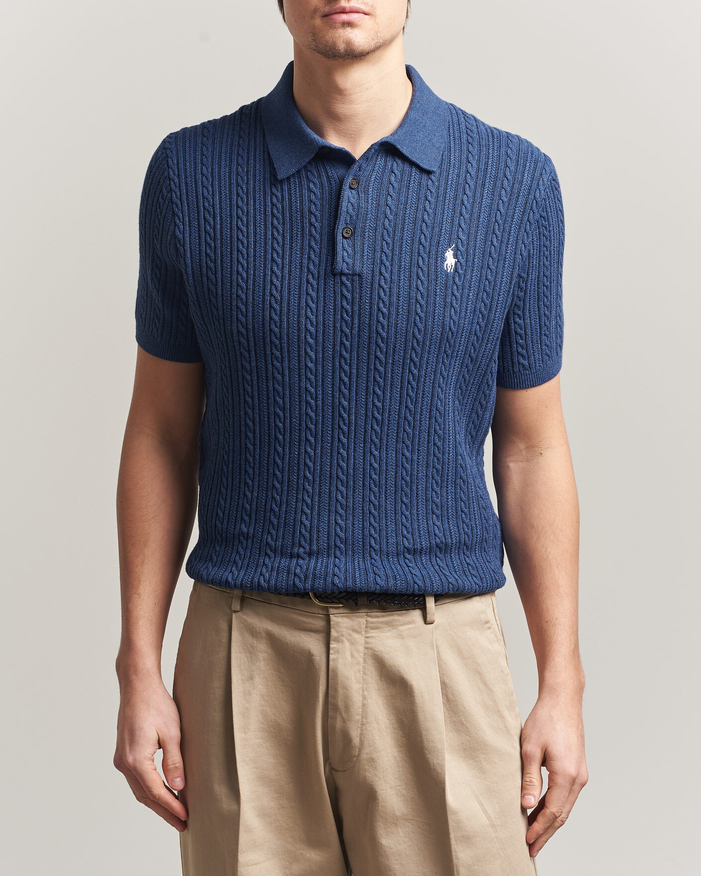Herre | Polotrøjer | Polo Ralph Lauren | Cotton Polo Rustic Navy Heather