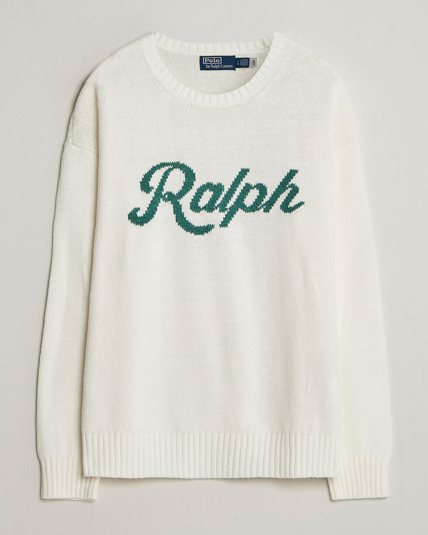 Herre | Trøjer | Polo Ralph Lauren | Linen Blend Sweater Deckwash White