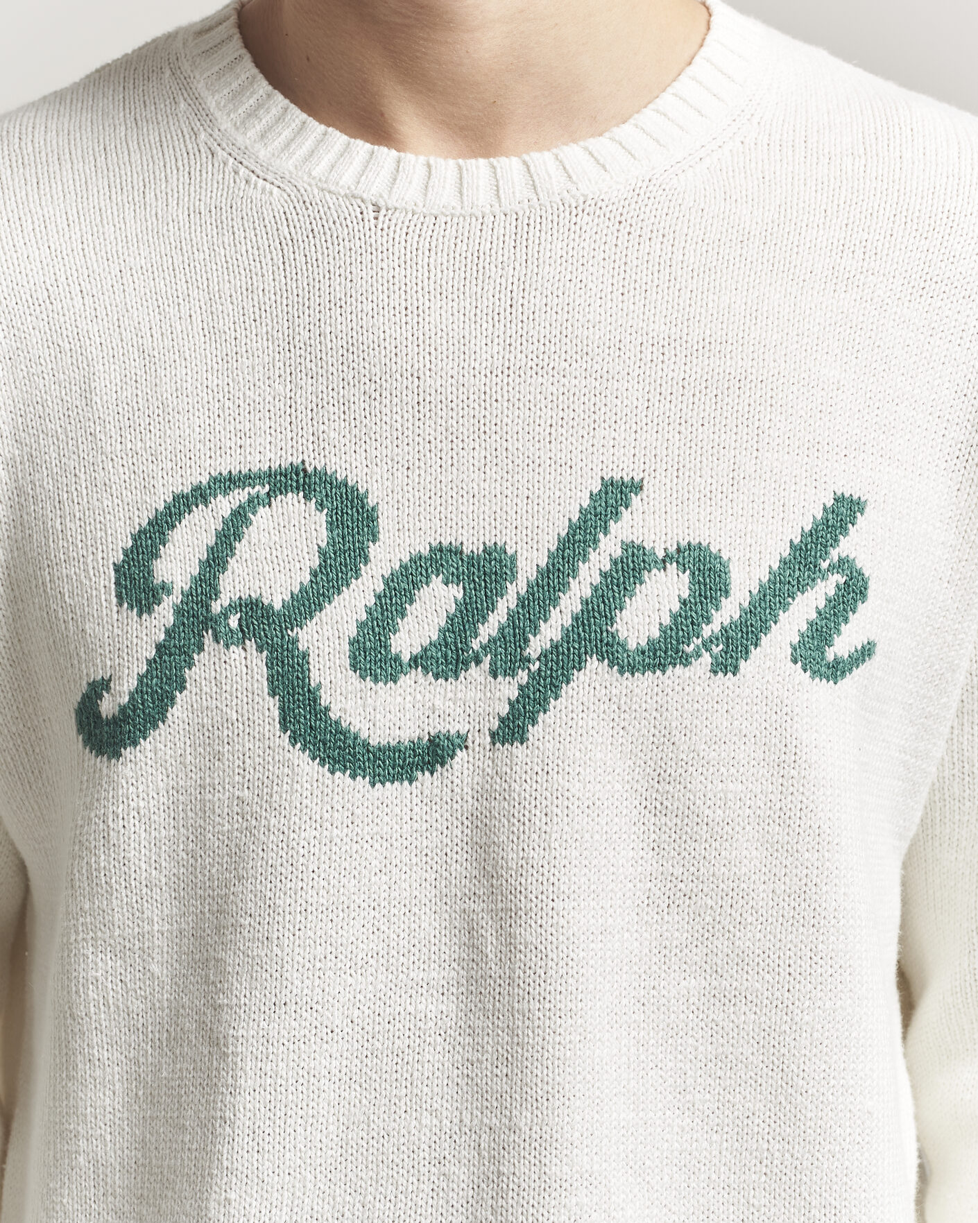 Herre | Trøjer | Polo Ralph Lauren | Linen Blend Sweater Deckwash White