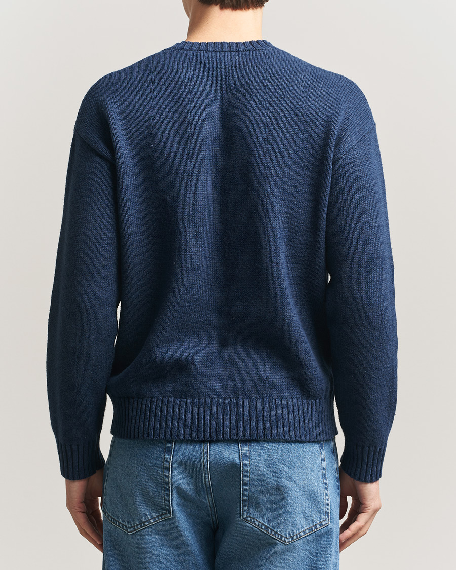 Herre | Trøjer | Polo Ralph Lauren | Linen Blend Sweater Dark Cobalt