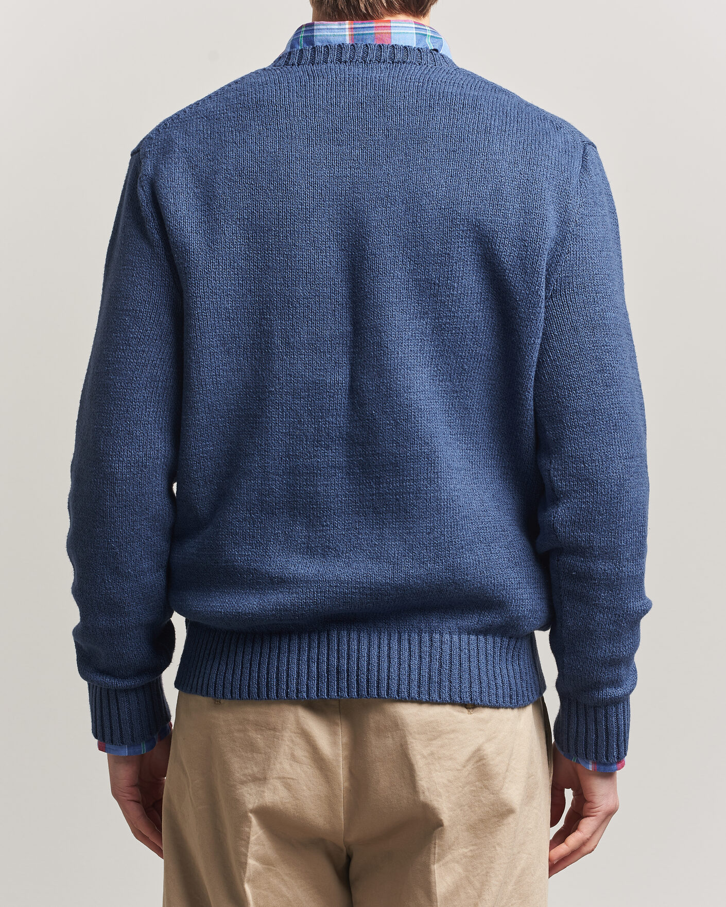 Herre | Trøjer | Polo Ralph Lauren | Cotton Linen Bear Sweater Light Navy