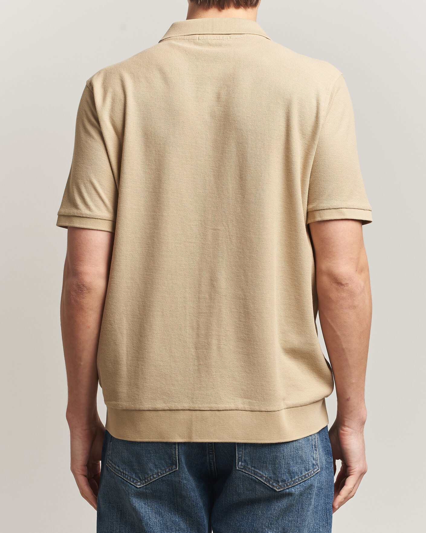 Herre | Polotrøjer | Polo Ralph Lauren | Cotton Knitted Polo Coastal Beige
