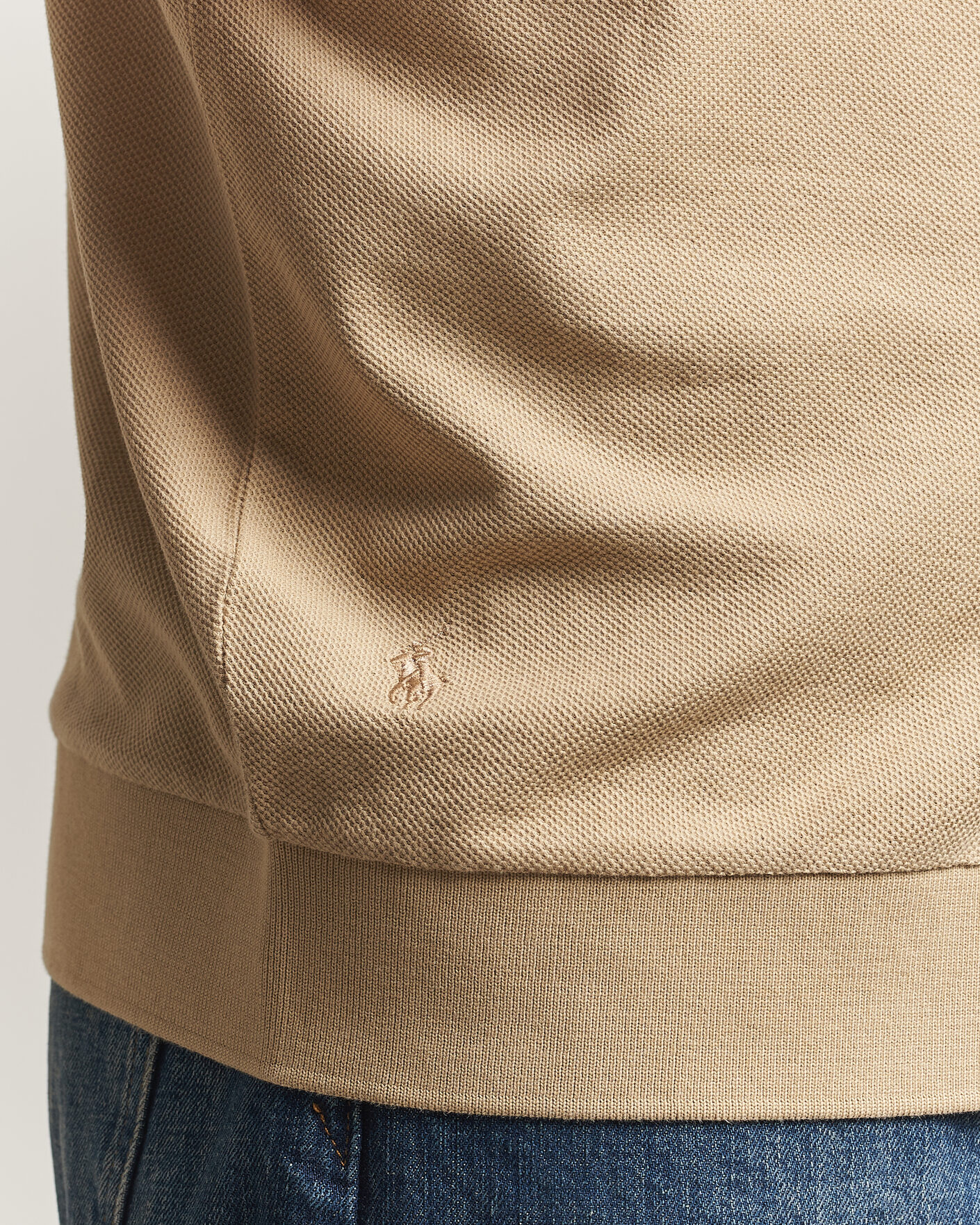 Herre | Polotrøjer | Polo Ralph Lauren | Cotton Knitted Polo Coastal Beige