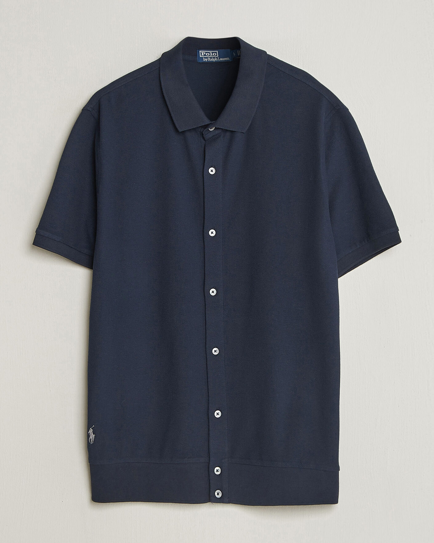Herre | Polotrøjer | Polo Ralph Lauren | Cotton Knitted Polo Aviator Navy