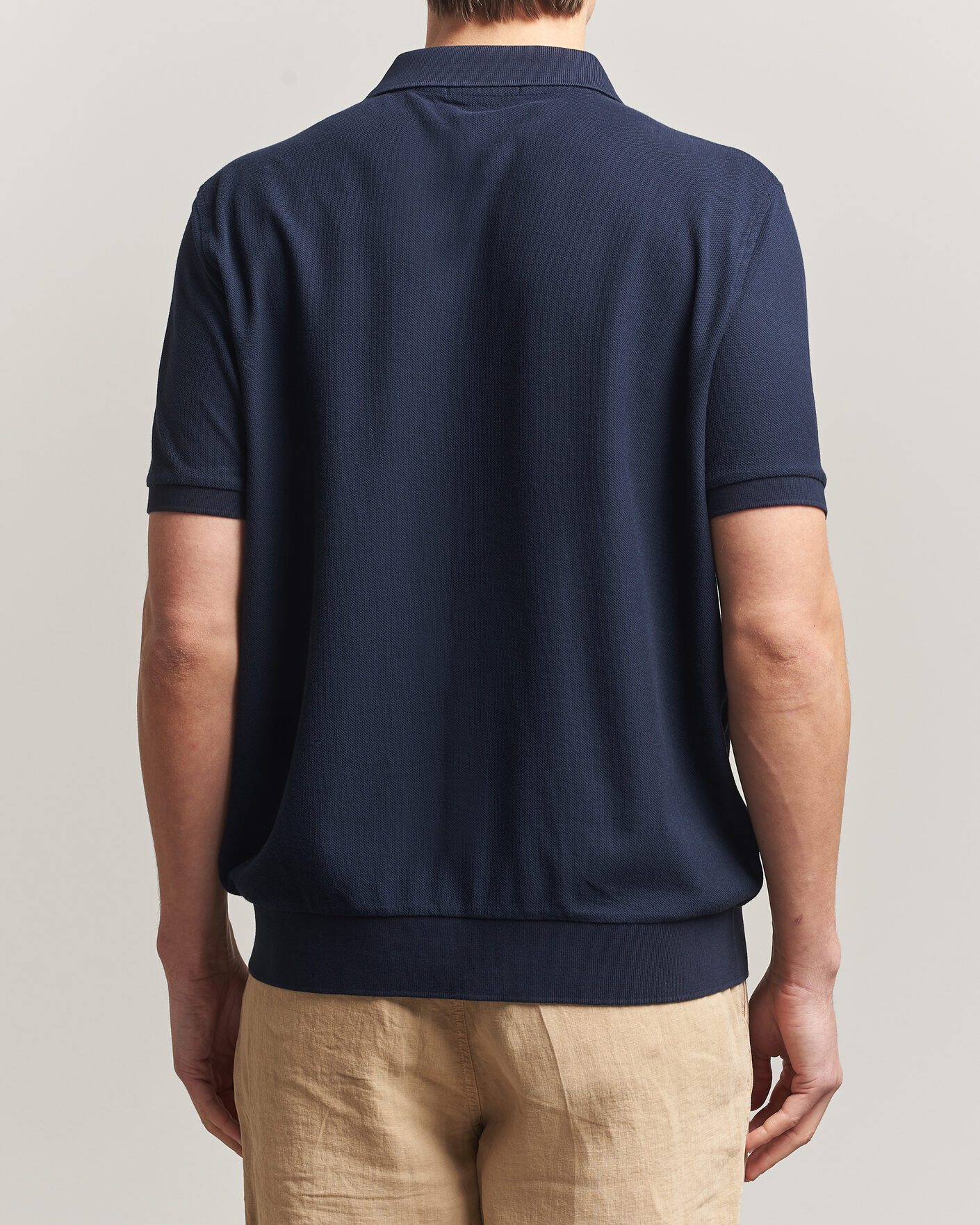 Herre | Polotrøjer | Polo Ralph Lauren | Cotton Knitted Polo Aviator Navy