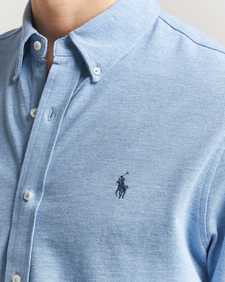 Herre | Skjorter | Polo Ralph Lauren | Featherweight Mesh Shirt Isle Heather