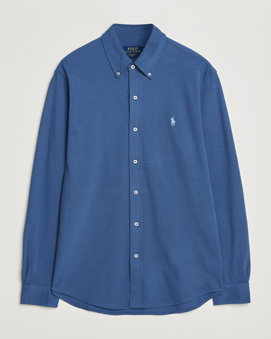 Herre | Skjorter | Polo Ralph Lauren | Featherweight Mesh Shirt Old Royal
