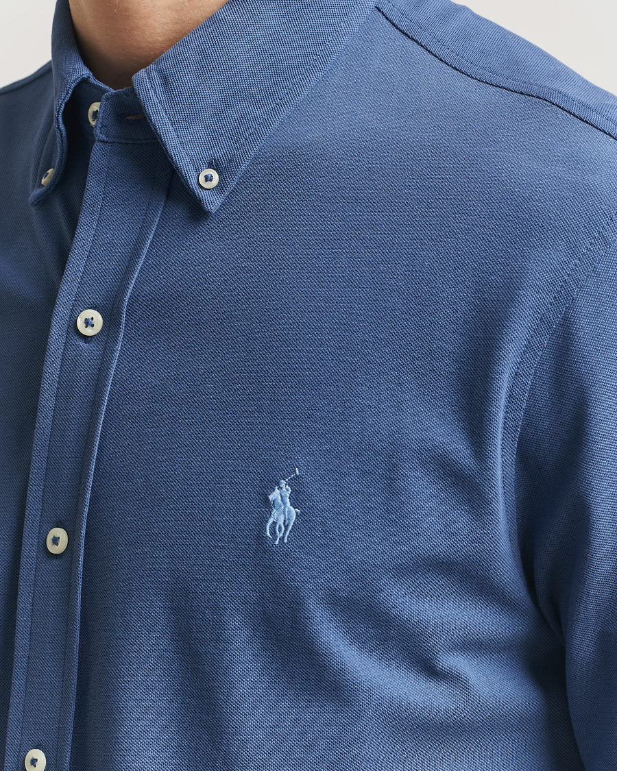 Herre | Skjorter | Polo Ralph Lauren | Featherweight Mesh Shirt Old Royal