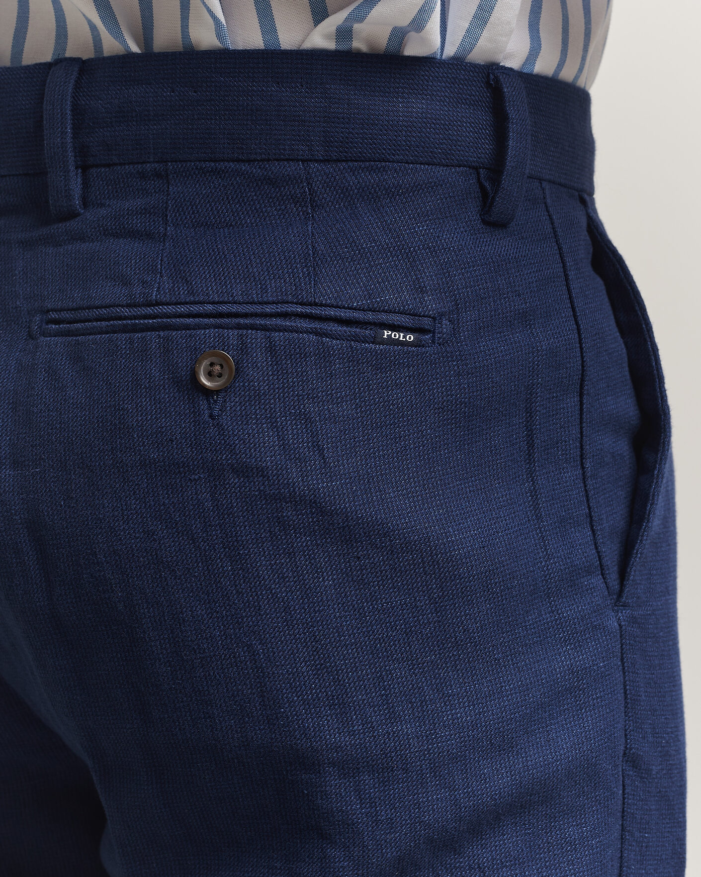Herre | Bukser | Polo Ralph Lauren | Cotton Linen Pants Newport Navy