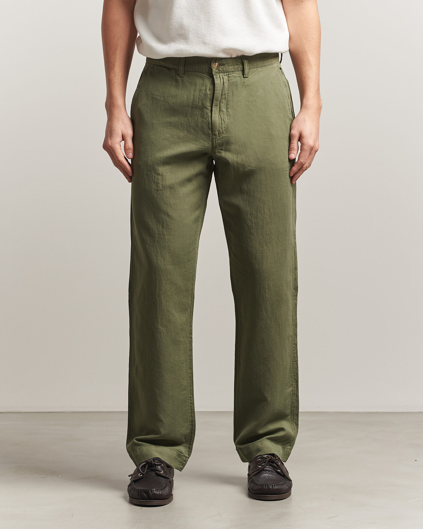 Herre | Bukser | Polo Ralph Lauren | Linen Cotton Pants Garden Trail
