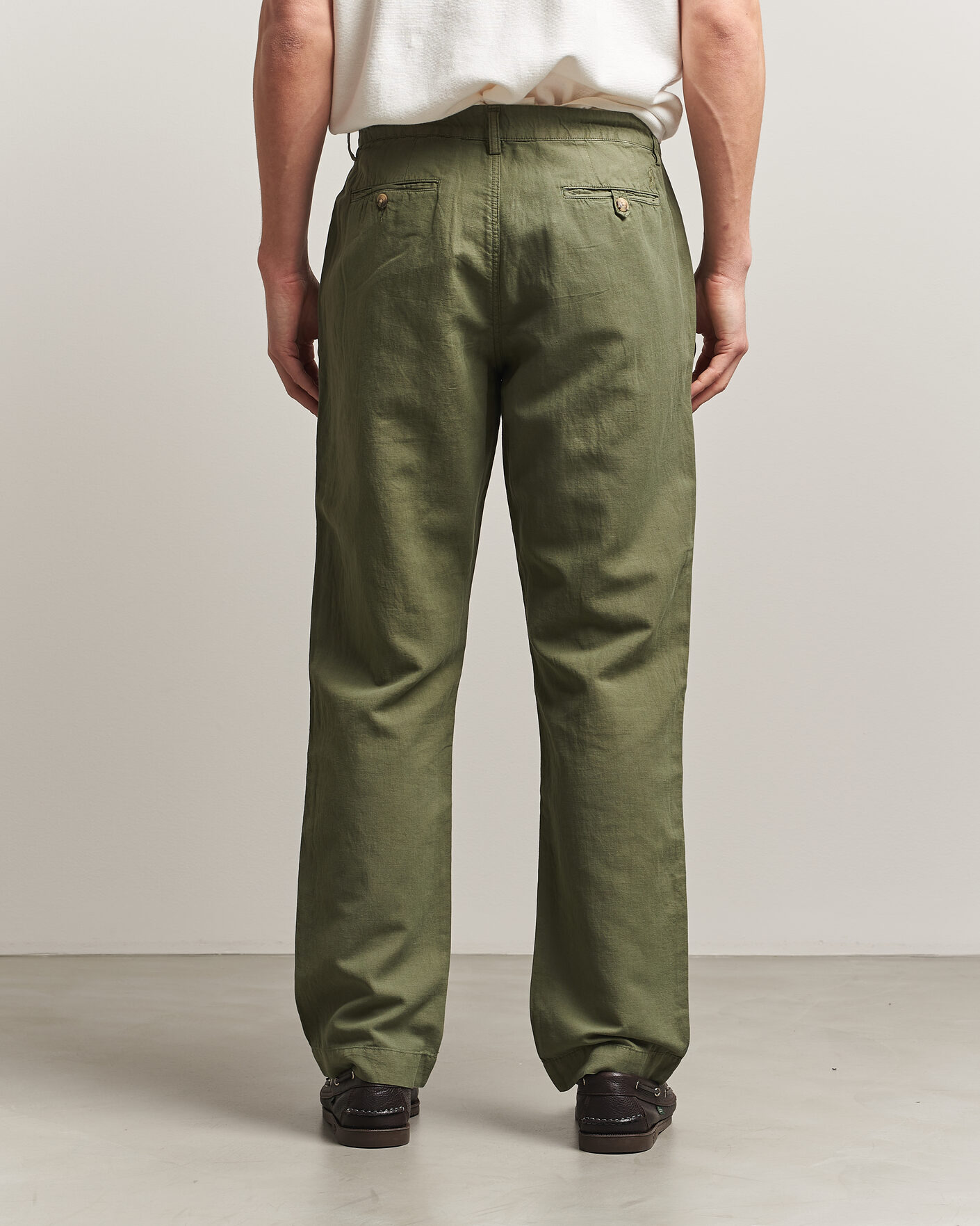 Herre | Bukser | Polo Ralph Lauren | Linen Cotton Pants Garden Trail