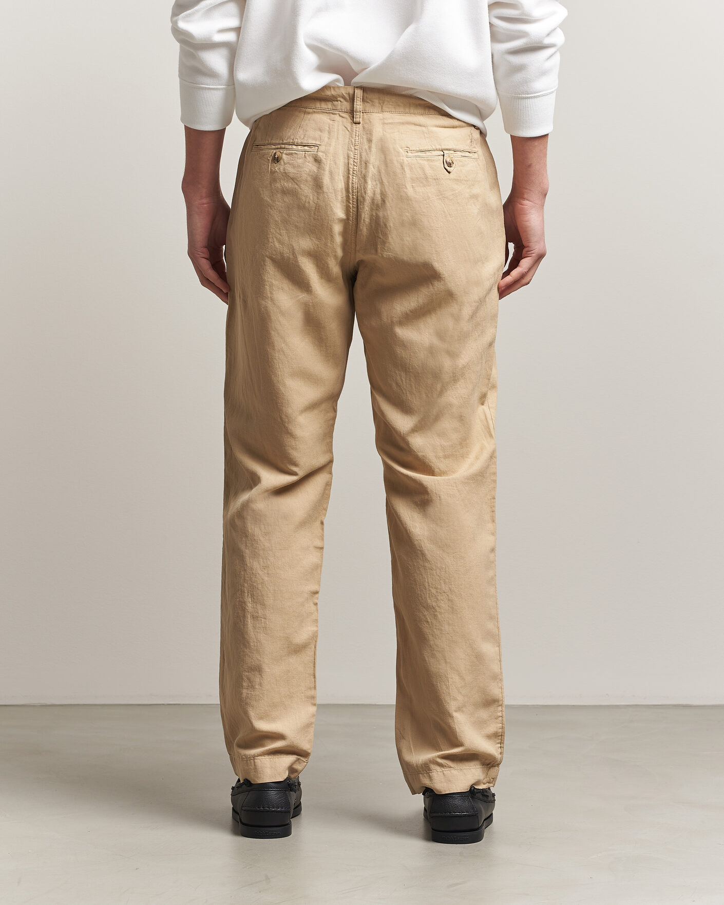 Herre | Bukser | Polo Ralph Lauren | Linen Cotton Pants Coastal Beige