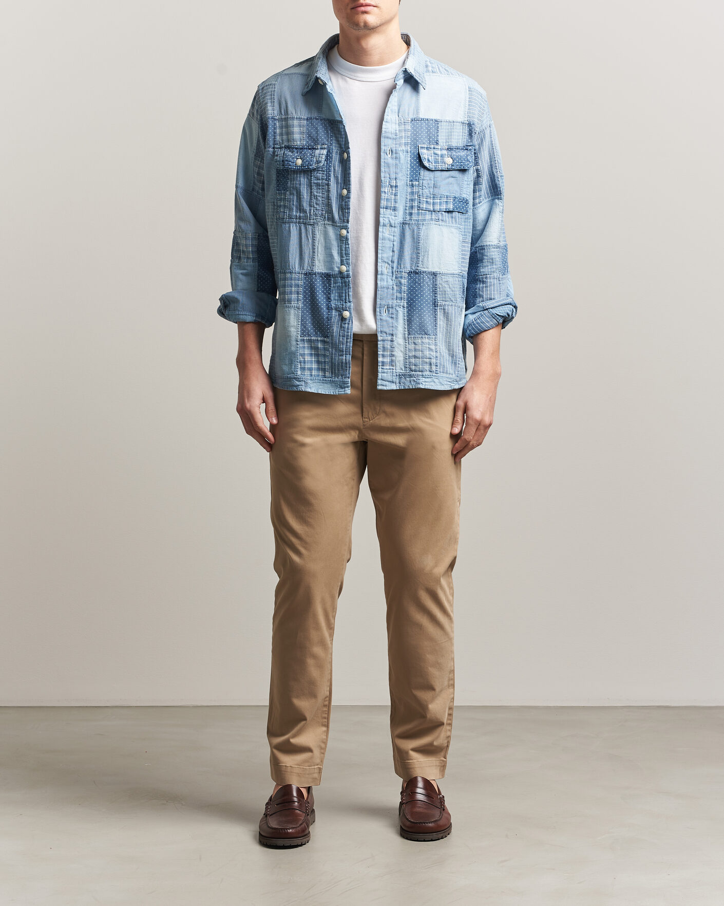 Herre | Bukser | Polo Ralph Lauren | Jarrett Satin Chinos Khaki Hill