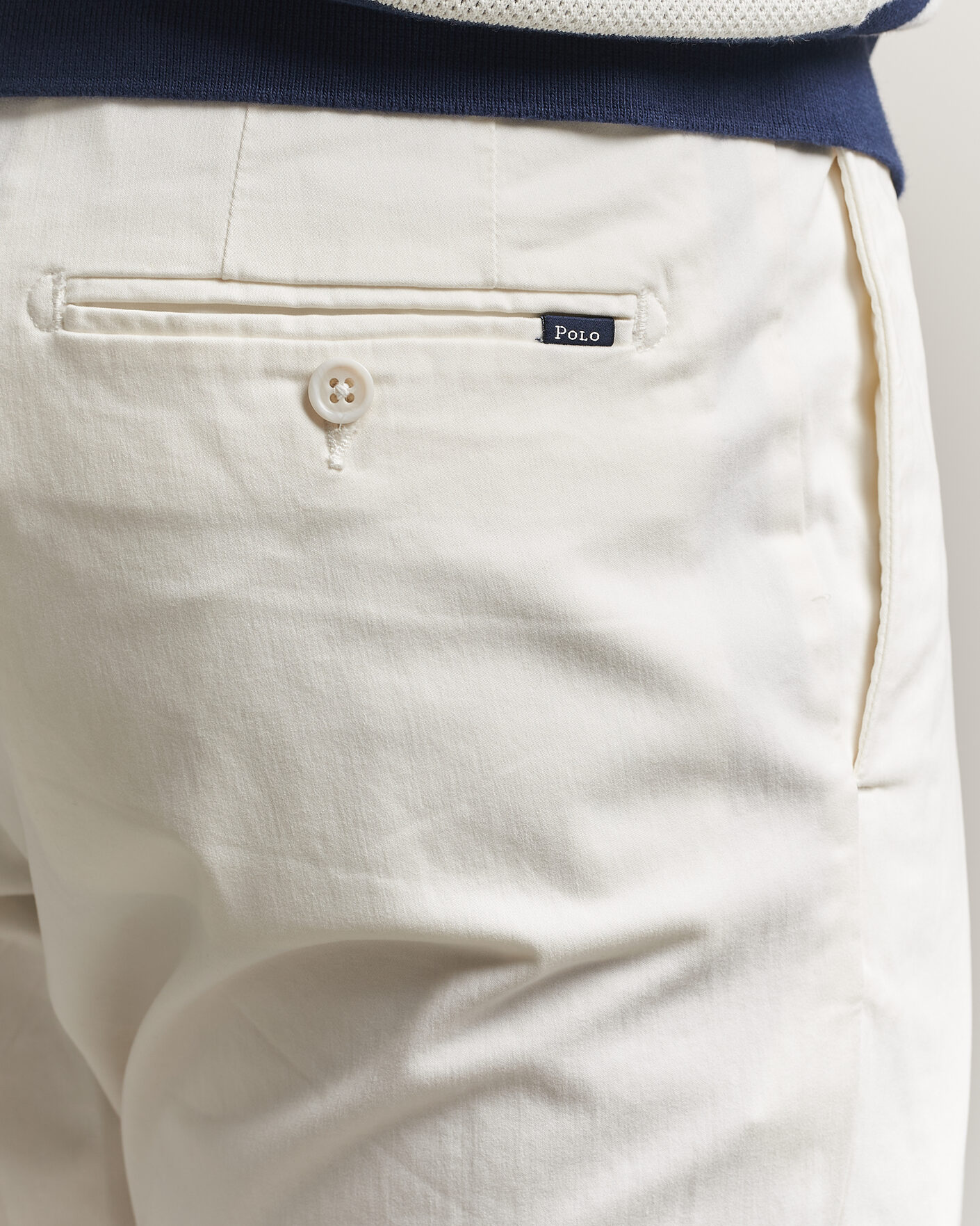 Herre | Bukser | Polo Ralph Lauren | Jarrett Satin Chinos Deckwash White