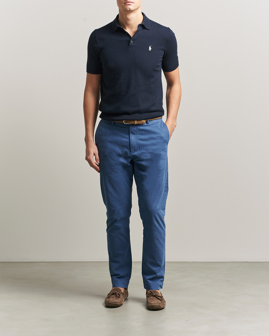 Herre | Bukser | Polo Ralph Lauren | Jarrett Satin Chinos Night Navy