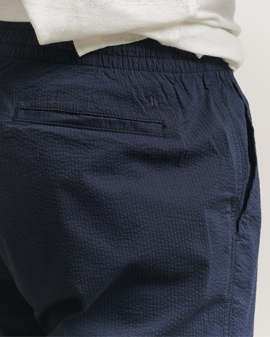 Herre | Bukser | Polo Ralph Lauren | Seersucker Pants Newport Navy