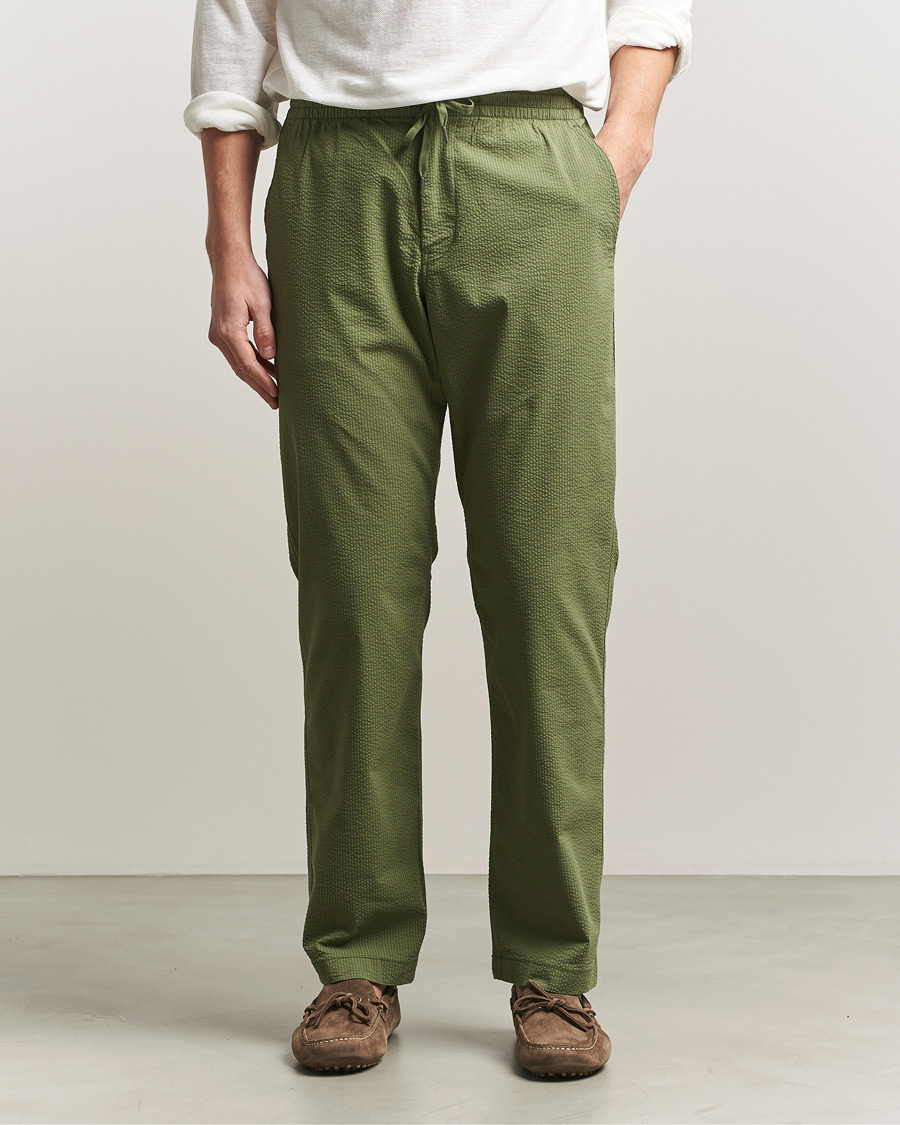 Herre | Bukser | Polo Ralph Lauren | Seersucker Pants Supply Olive