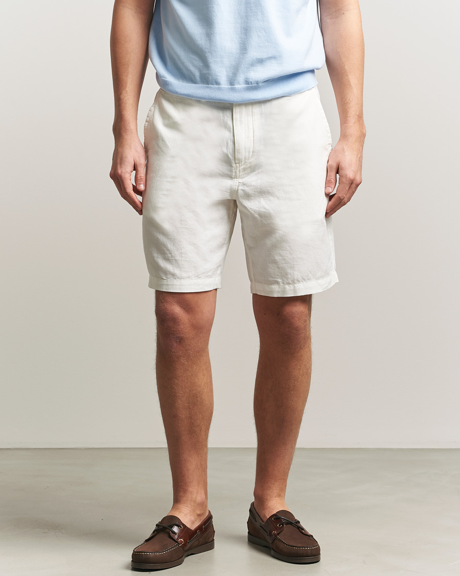 Herre | Shorts | Polo Ralph Lauren | Cotton/Linen Shorts Deckwash White