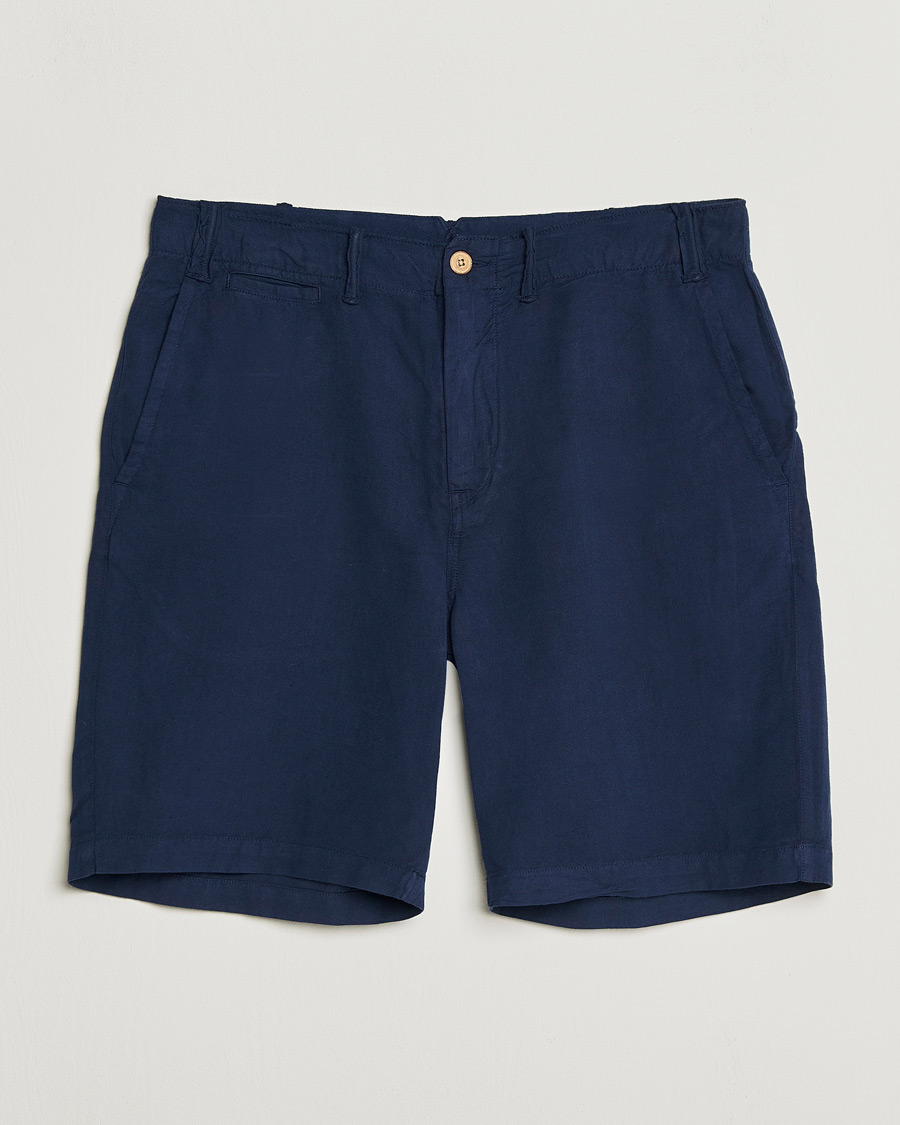 Herre | Shorts | Polo Ralph Lauren | Cotton/Linen Shorts Spring Navy