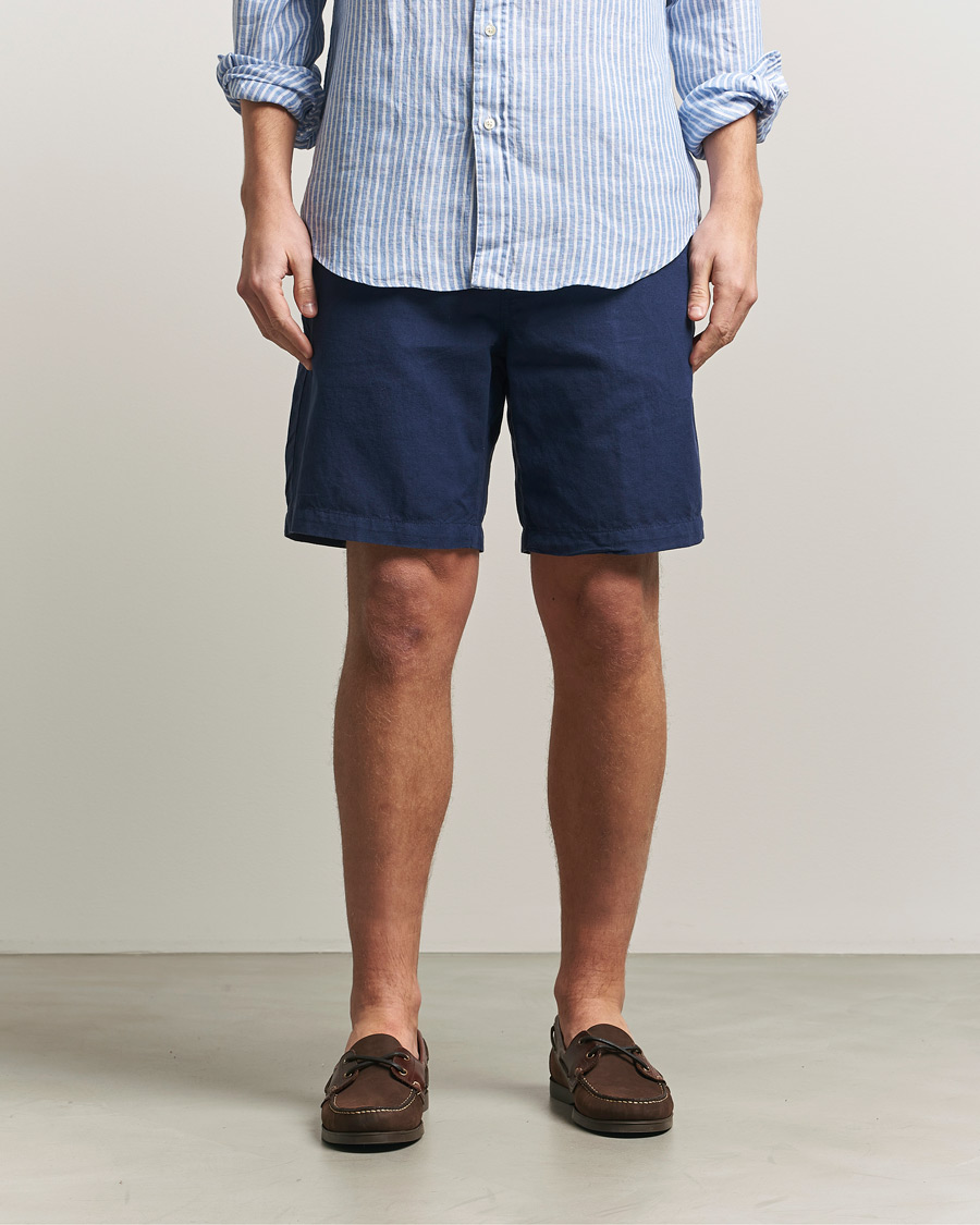 Herre | Shorts | Polo Ralph Lauren | Cotton/Linen Shorts Spring Navy