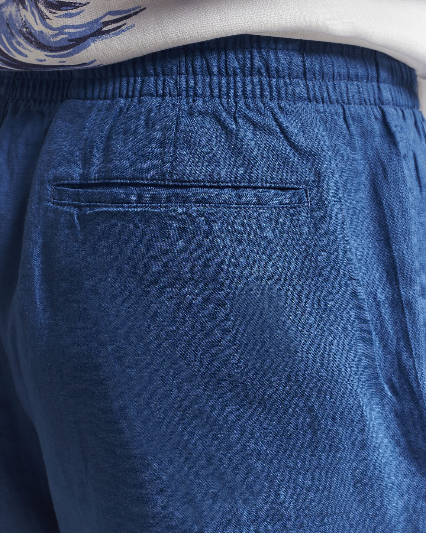 Herre | Shorts | Polo Ralph Lauren | Dyed Linen Shorts Dusty Azure