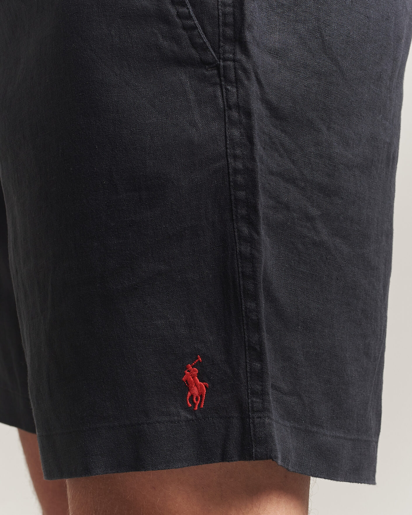 Herre | Shorts | Polo Ralph Lauren | Dyed Linen Shorts Polo Black