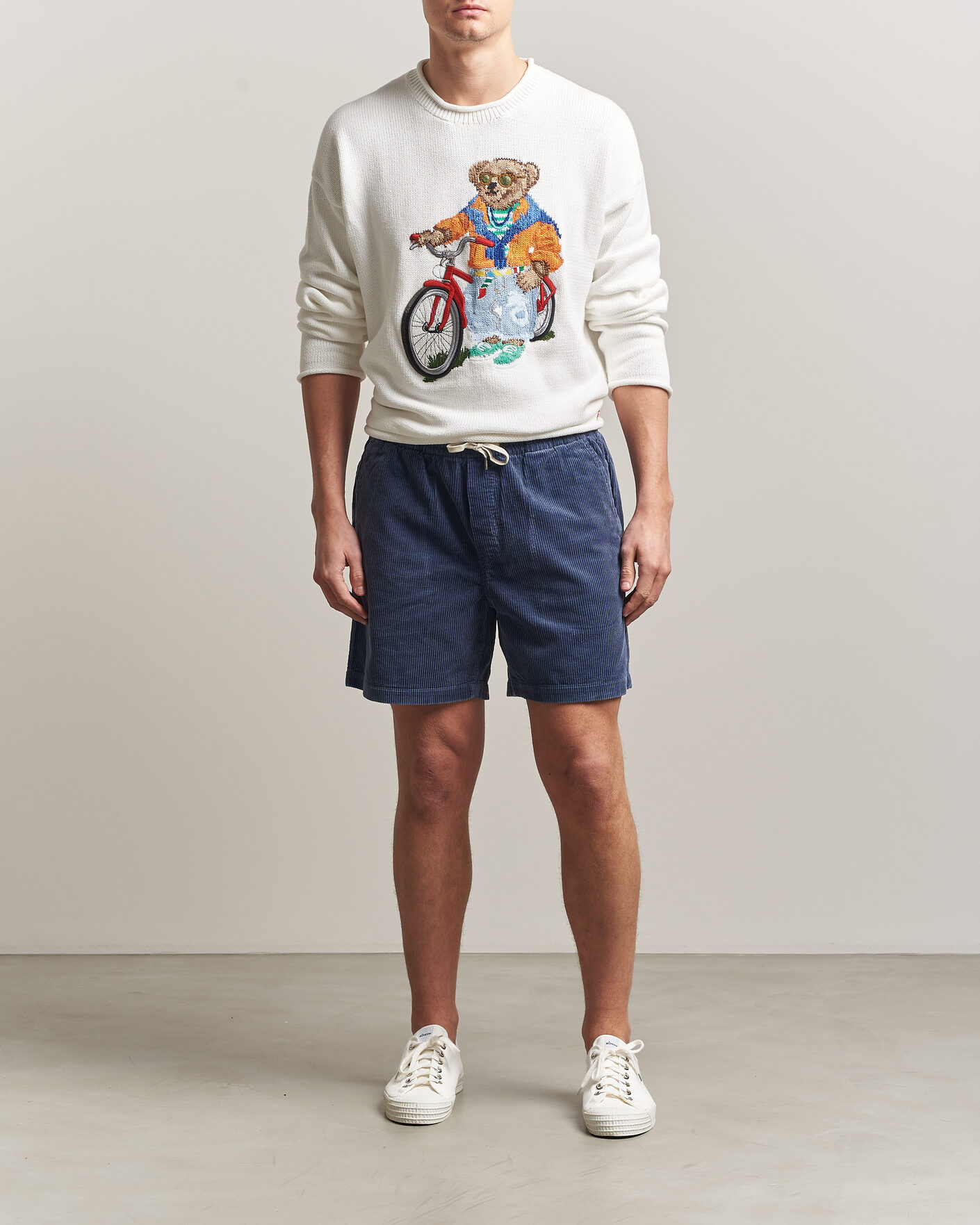 Herre | Shorts | Polo Ralph Lauren | Corduroy Shorts Boston Navy