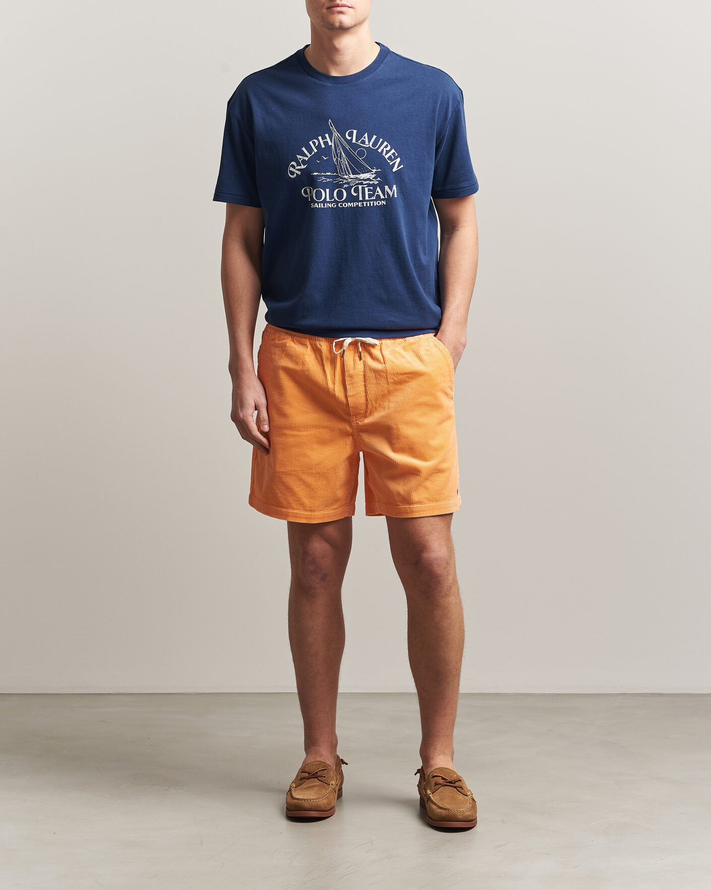 Herre | Shorts | Polo Ralph Lauren | Corduroy Shorts Key West Orange
