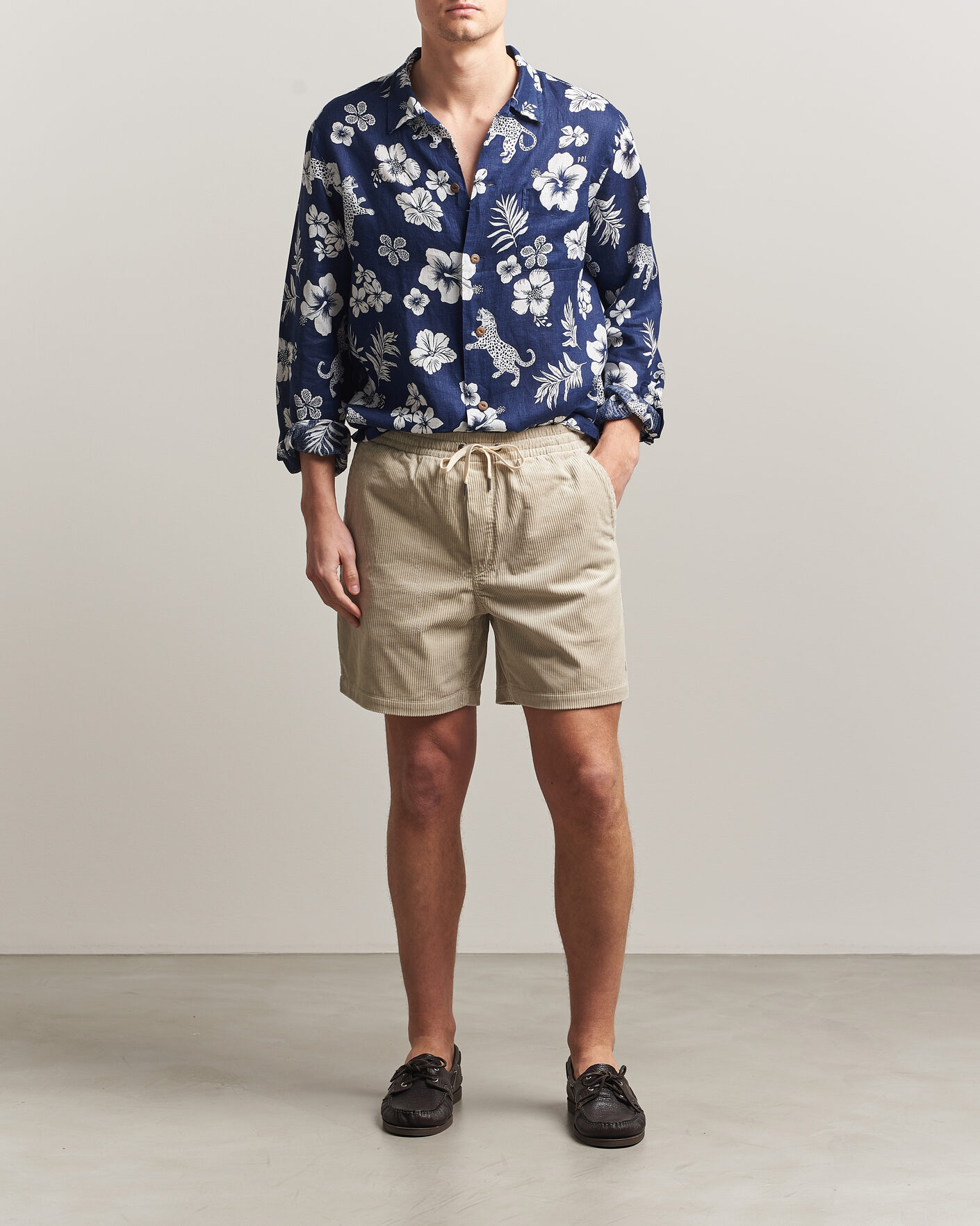 Herre | Shorts | Polo Ralph Lauren | Corduroy Shorts Khaki Stone