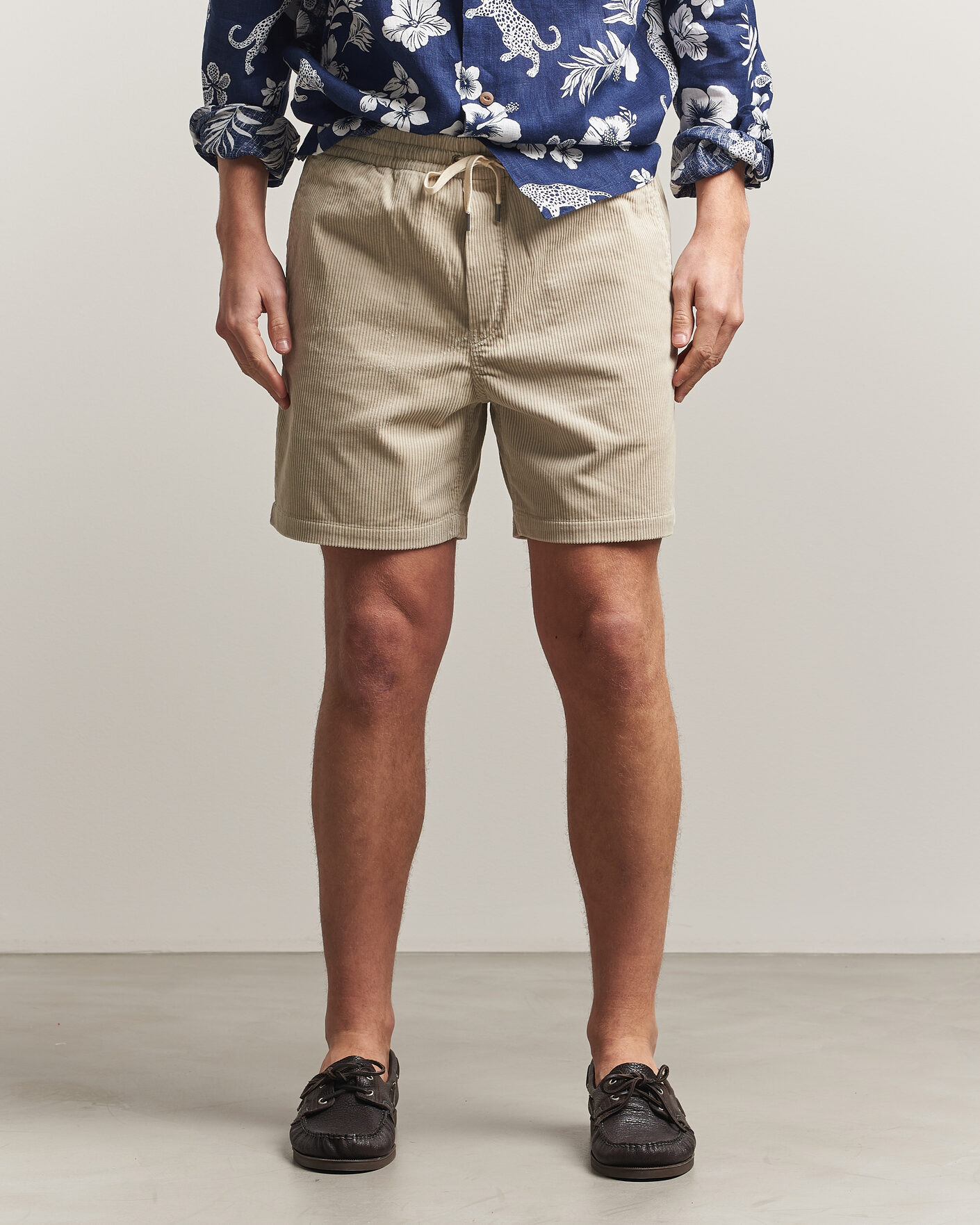 Herre | Shorts | Polo Ralph Lauren | Corduroy Shorts Khaki Stone