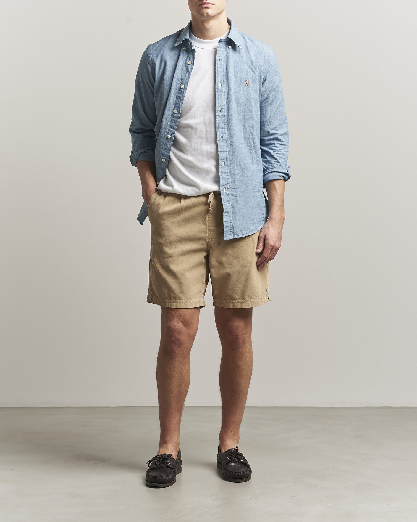 Herre | Shorts | Polo Ralph Lauren | Wale Cord Shorts Paddock Tan