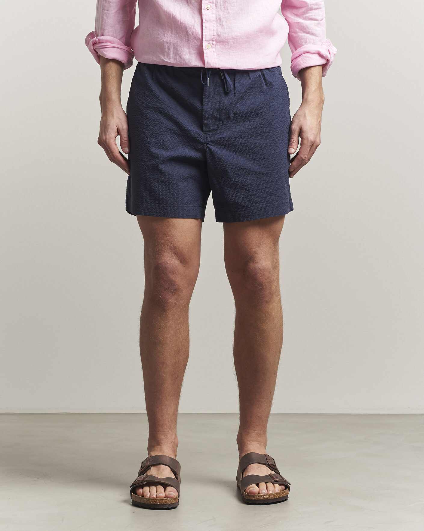 Herre | Shorts | Polo Ralph Lauren | Seersucker Shorts Newport Navy