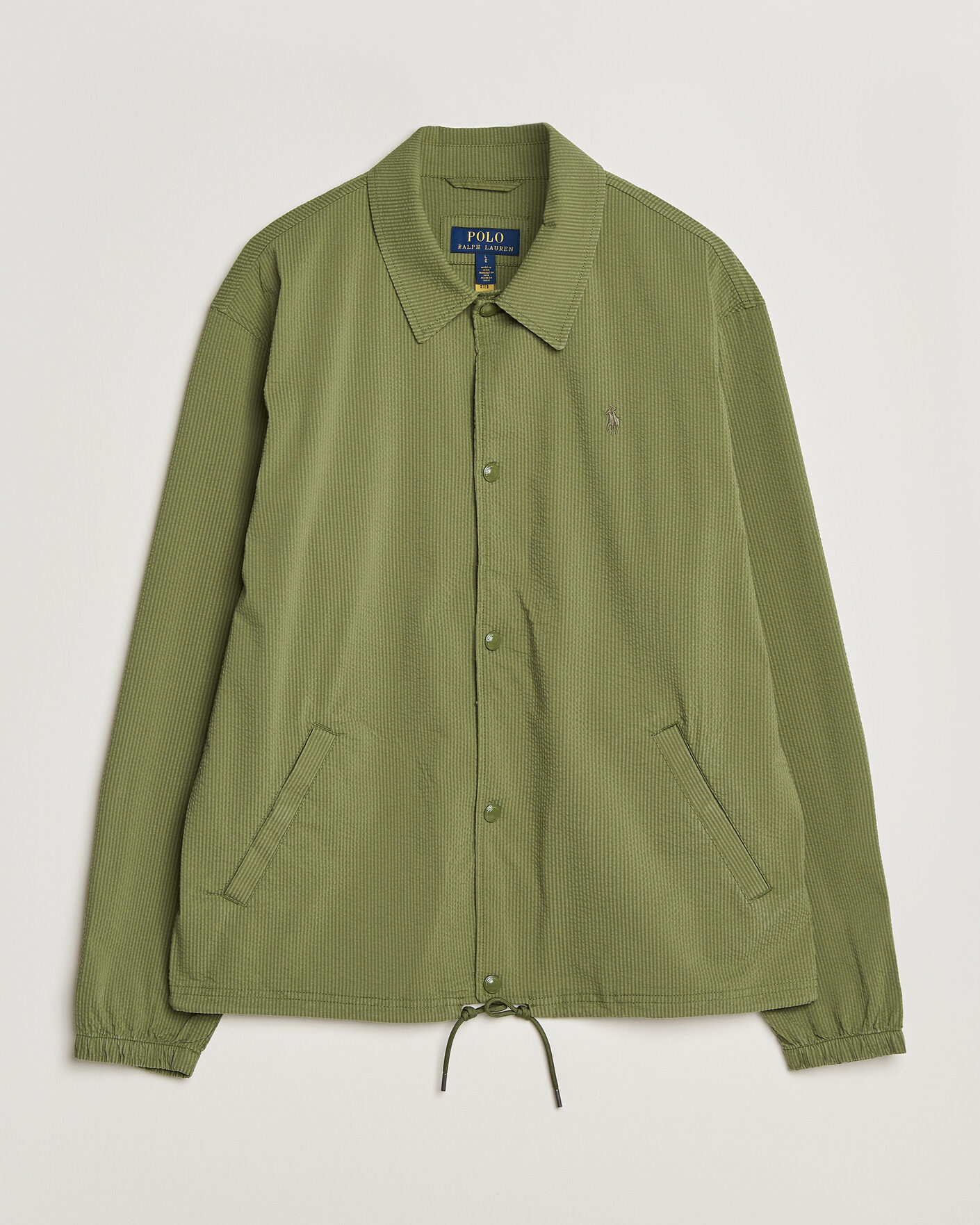 Herre | Jakker | Polo Ralph Lauren | Seersucker Windbreaker Jacket Supply Olive