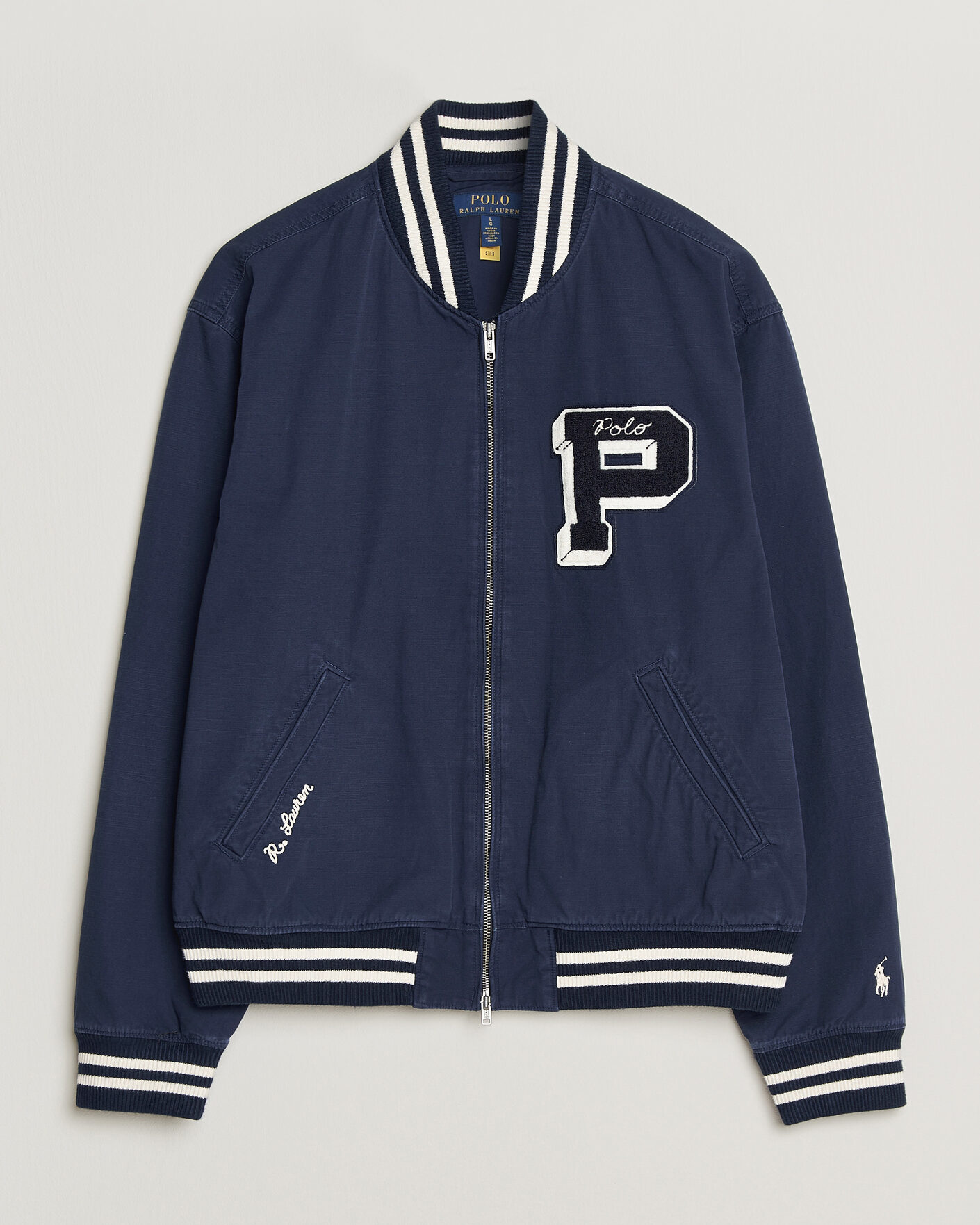 Herre | Jakker | Polo Ralph Lauren | Rustic Canvas Bomberjacket Newport Navy