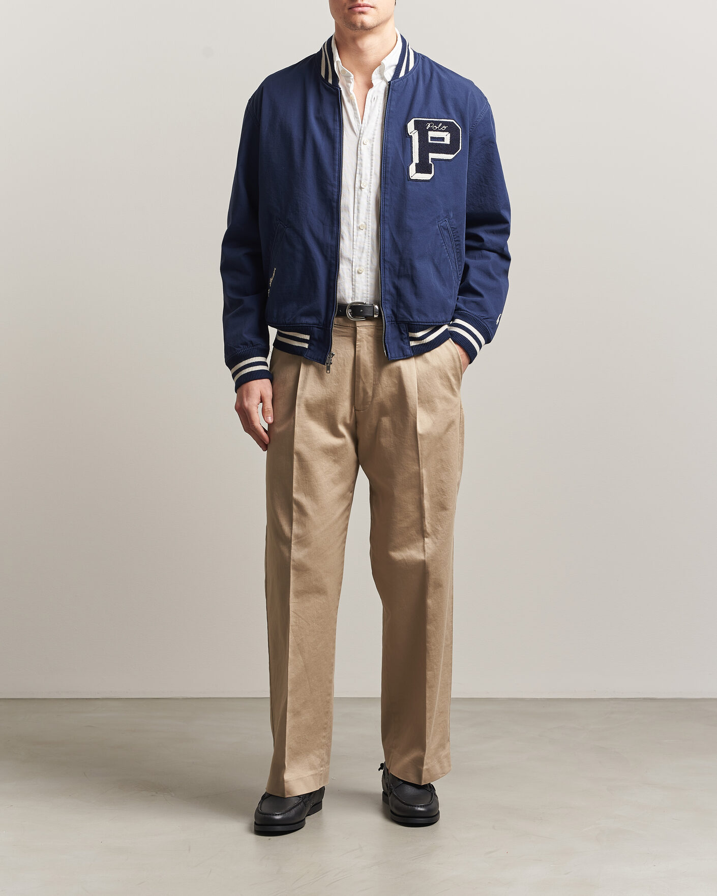 Herre | Jakker | Polo Ralph Lauren | Rustic Canvas Bomberjacket Newport Navy