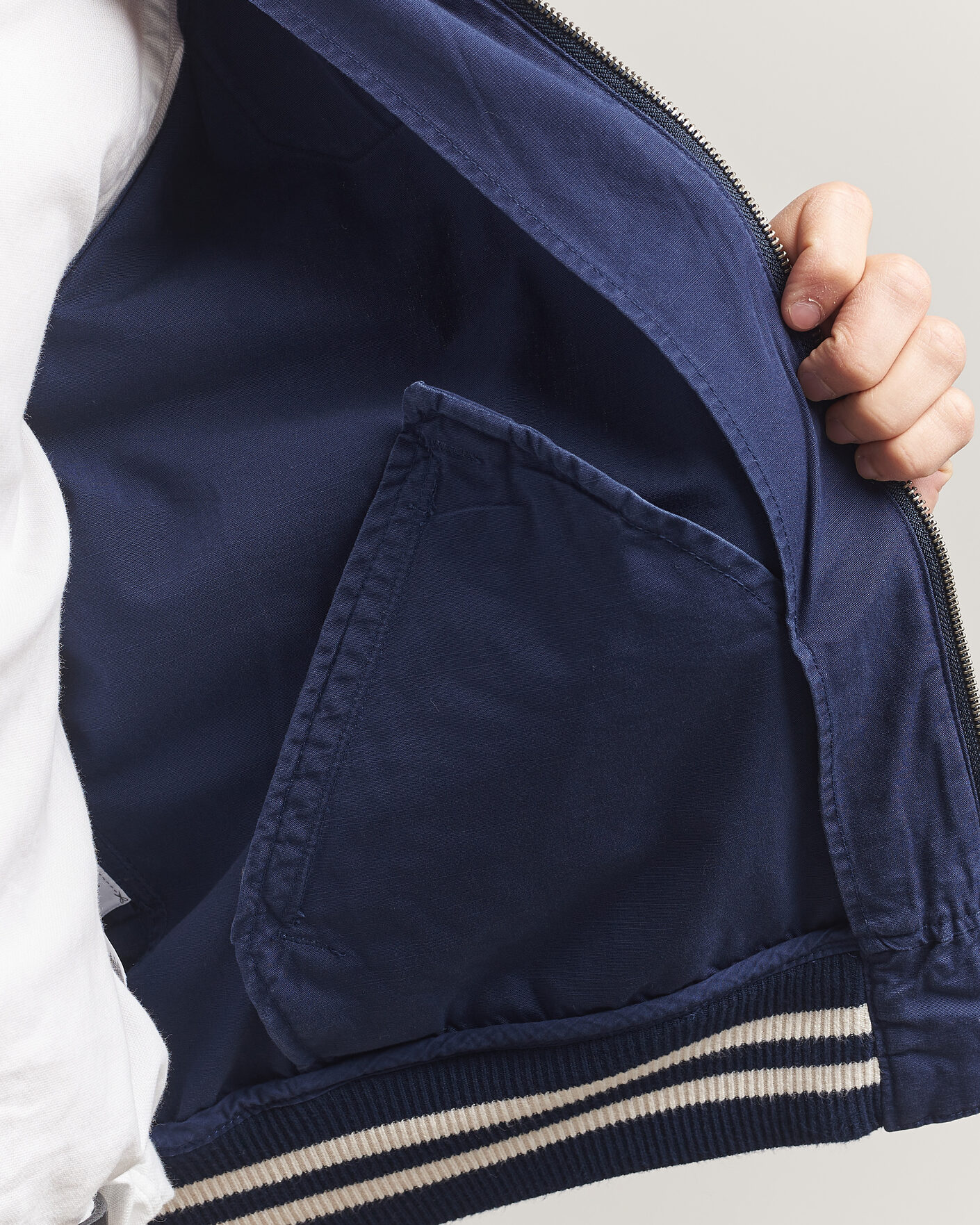 Herre | Jakker | Polo Ralph Lauren | Rustic Canvas Bomberjacket Newport Navy