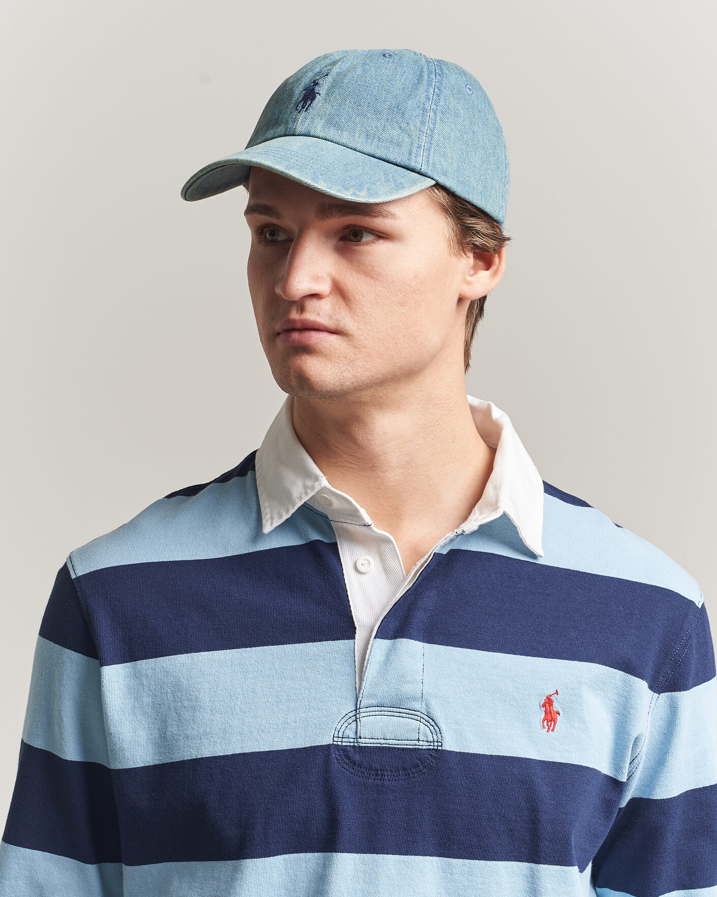 Herre | Hatte & kasketter | Polo Ralph Lauren | Denim Cap Light Wash