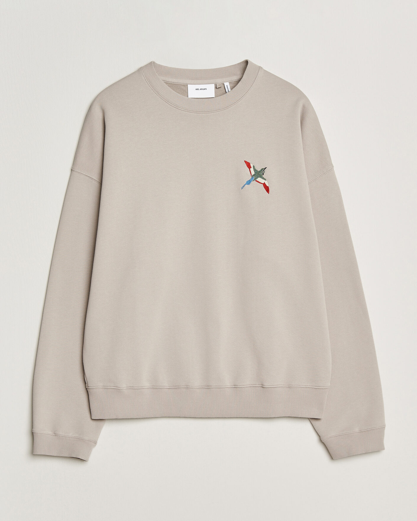 Herre | Trøjer | Axel Arigato | Micro Bee Bird Sweatshirt Stone