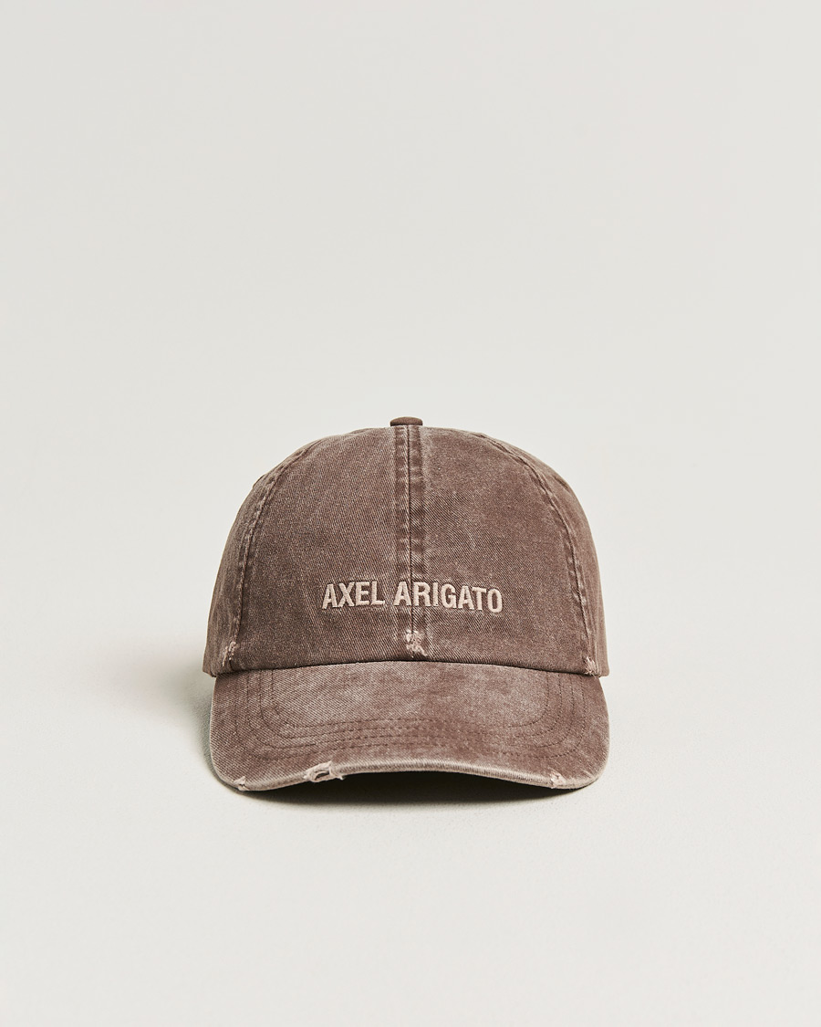 Herre | Hatte & kasketter | Axel Arigato | AA Logo Cap Washed Brown