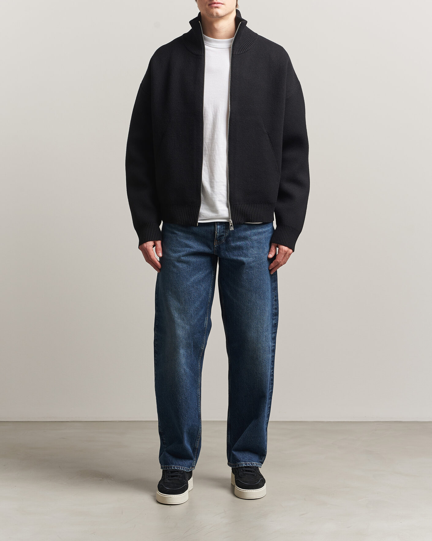Herre | Trøjer | Axel Arigato | Core Zip-Up Sweater Black