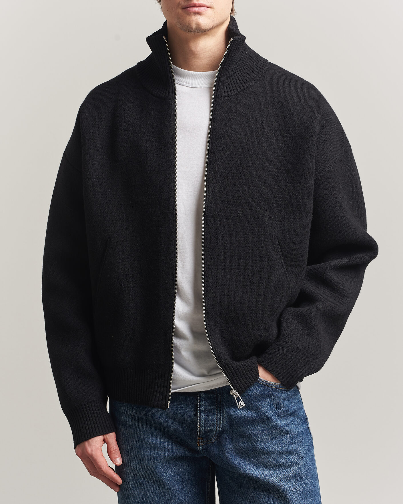Herre | Trøjer | Axel Arigato | Core Zip-Up Sweater Black