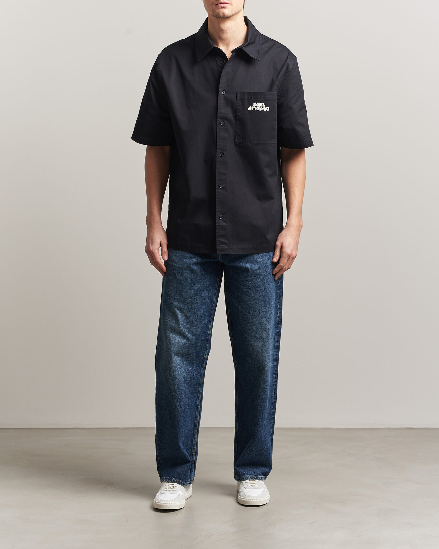 Herre | Skjorter | Axel Arigato | Drew Short Sleeve Shirt Black