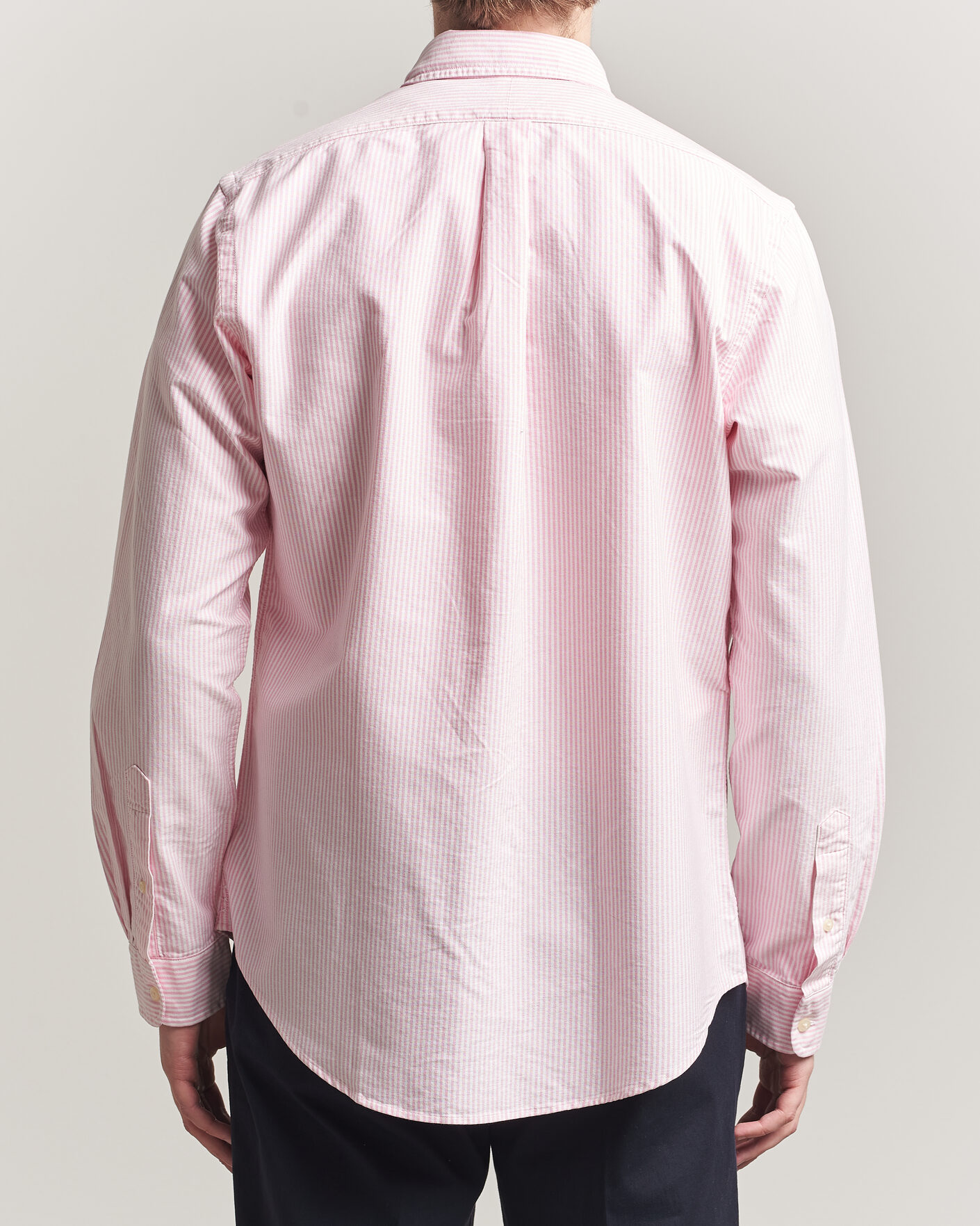 Herre | Skjorter | Polo Ralph Lauren | Custom Fit Micro Striped Oxford Shirt Pink