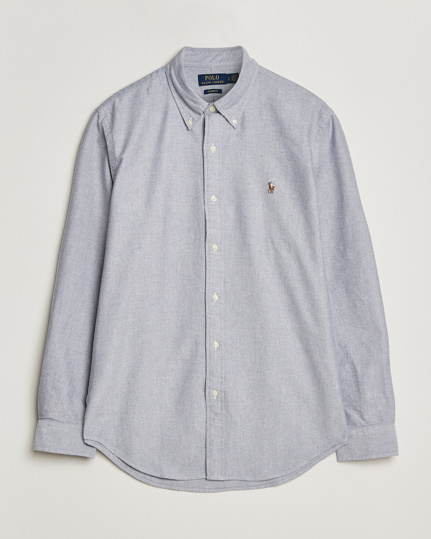 Herre | Skjorter | Polo Ralph Lauren | Custom Fit Oxford Shirt Navy