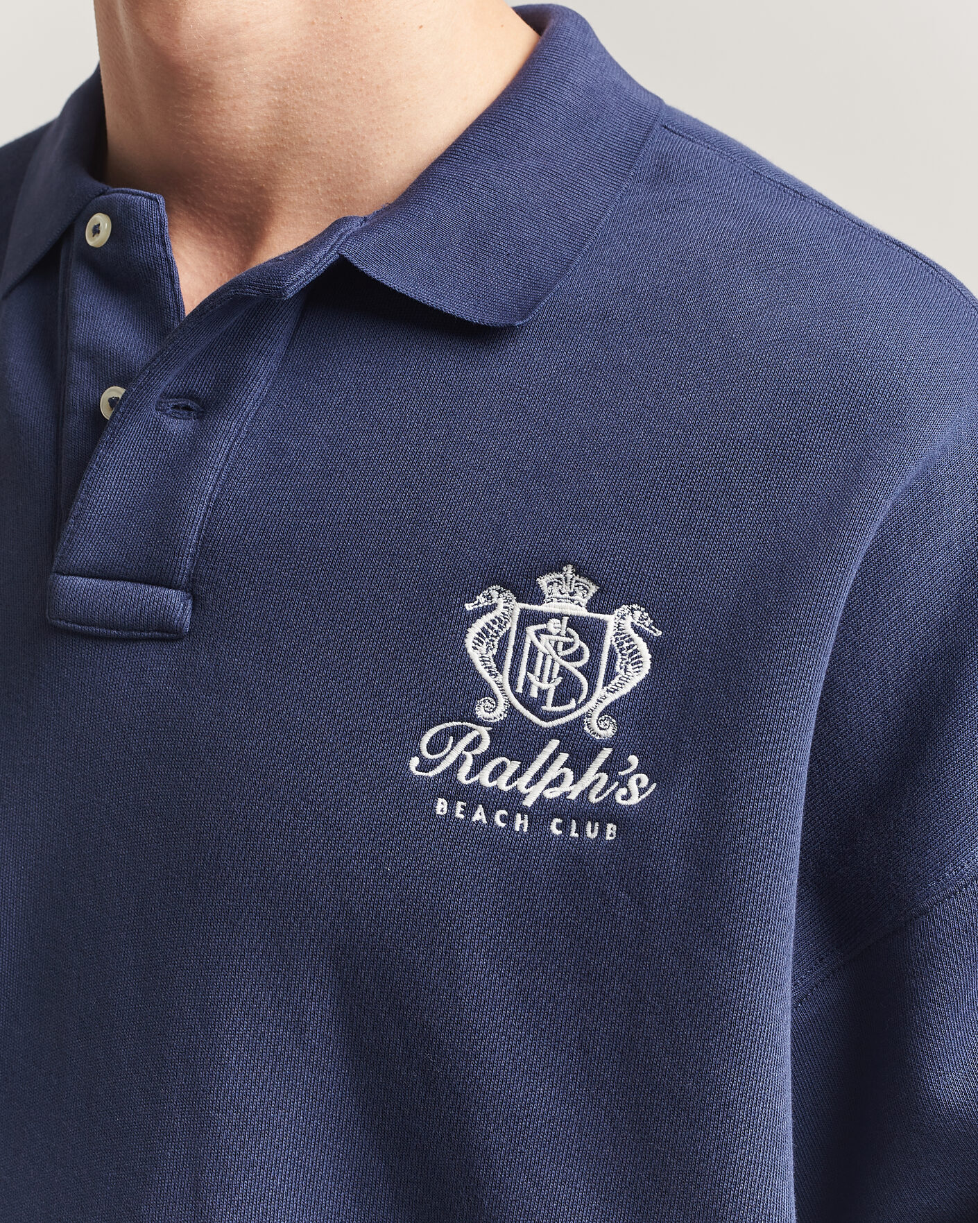 Herre | Trøjer | Polo Ralph Lauren | Ralph's Beach Club Sweater Dark Cobalt