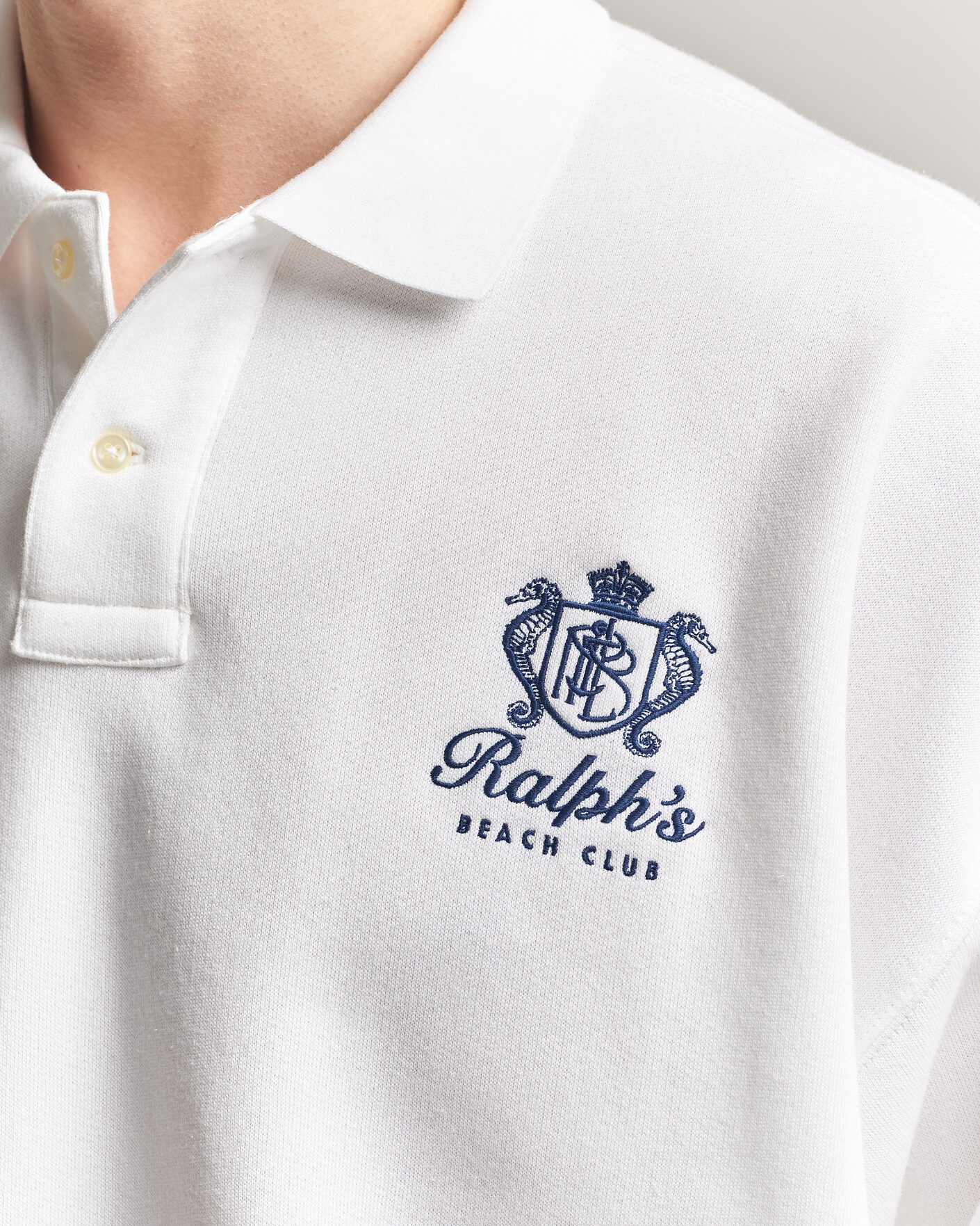 Herre | Trøjer | Polo Ralph Lauren | Ralph's Beach Club Sweater White