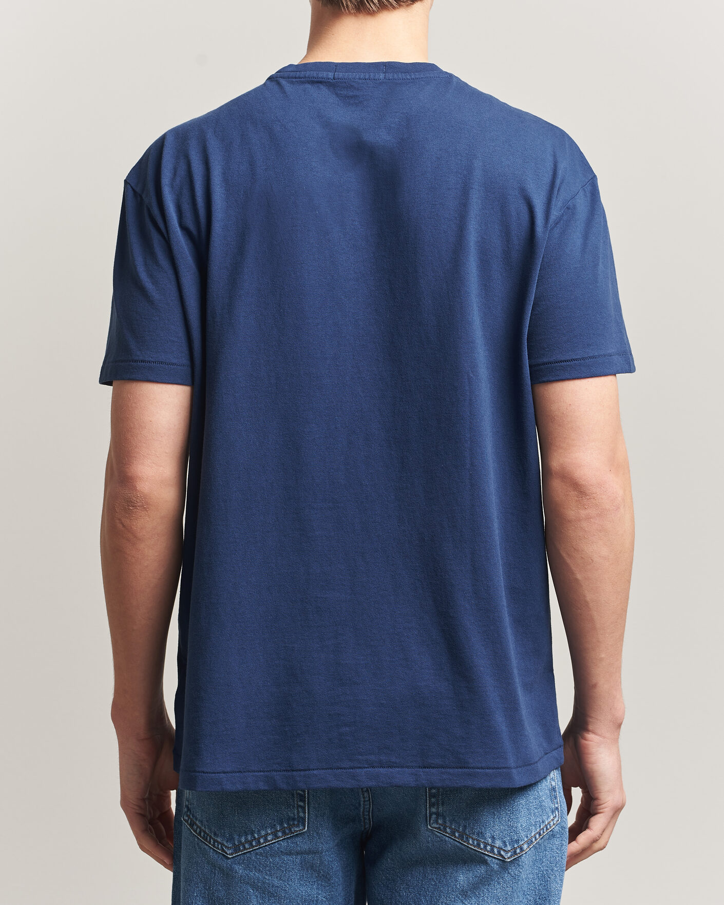 Herre | T-Shirts | Polo Ralph Lauren | Ralph's Beach Club Printed Tee Dark Cobalt