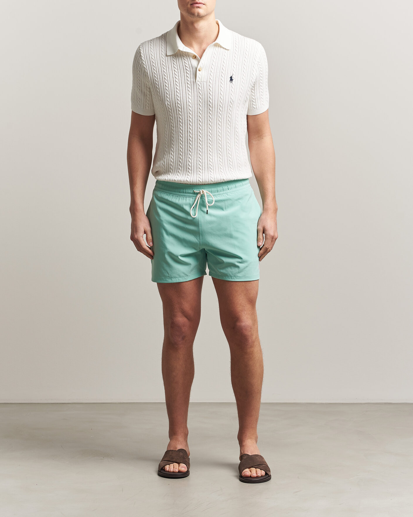 Herre | Badebukser | Polo Ralph Lauren | Traveler Slim Trunk Celadon