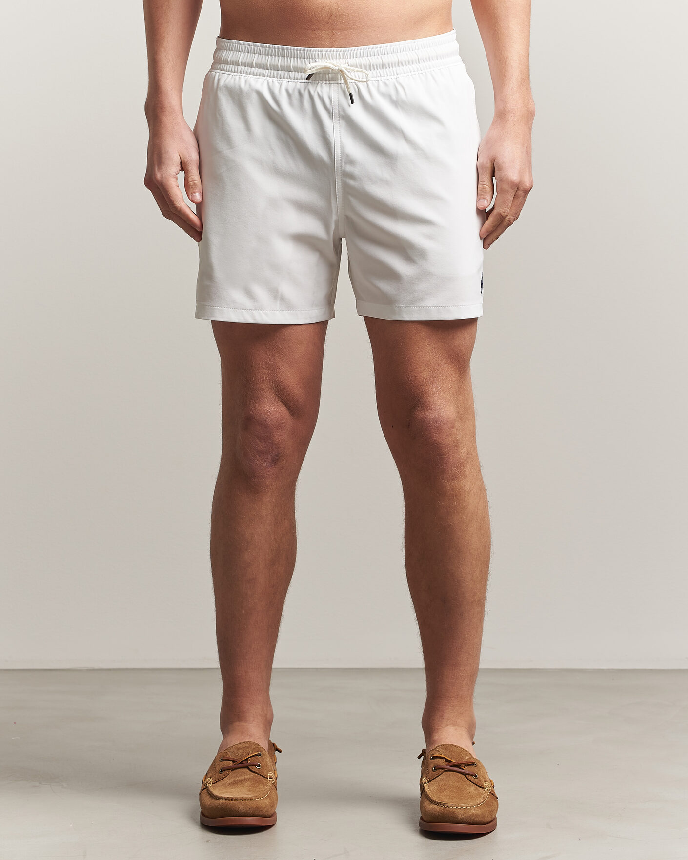 Herre | Badebukser | Polo Ralph Lauren | Traveler Slim Trunk White
