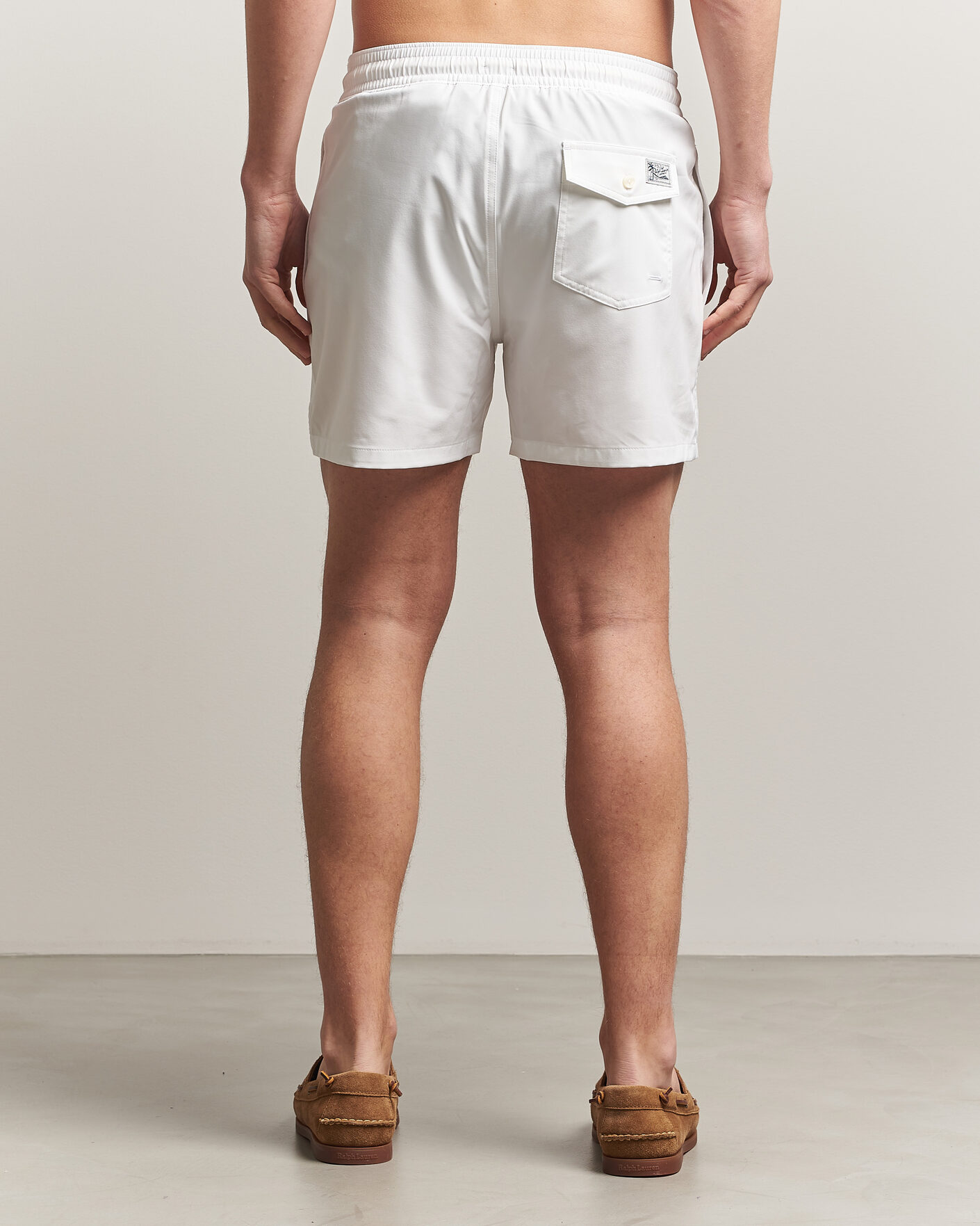 Herre | Badebukser | Polo Ralph Lauren | Traveler Slim Trunk White